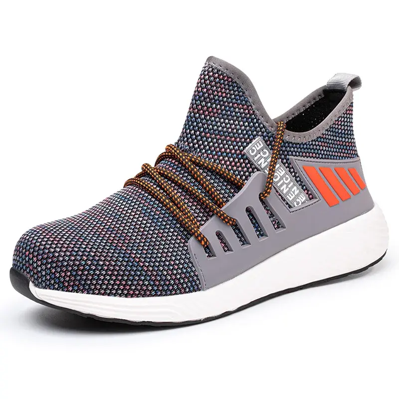 LIGHT BEARER Light Weight Steel Toe Safety Shoes Sneakers for Men and Women