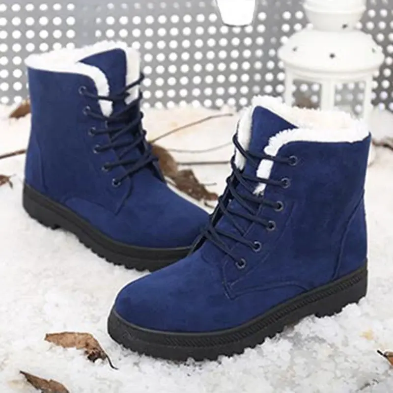 Thumbnail: Snow Plush Women Platform Boots