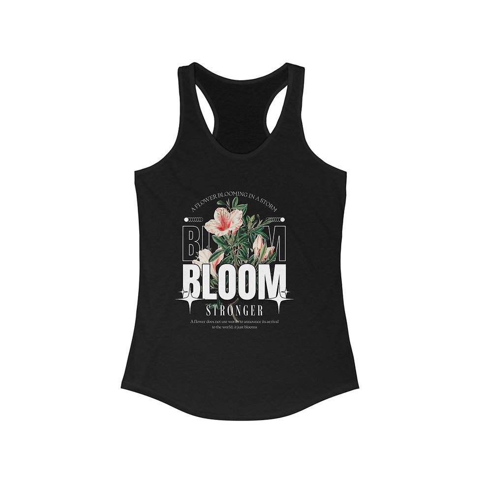 Thumbnail: Women's Bloom Stronger Racerback Tank Top