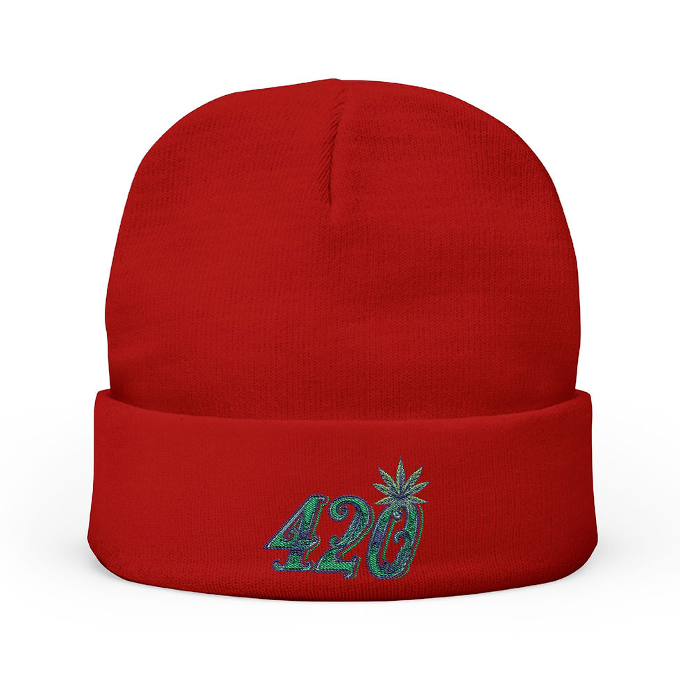 Thumbnail: 420 Knit Beanie