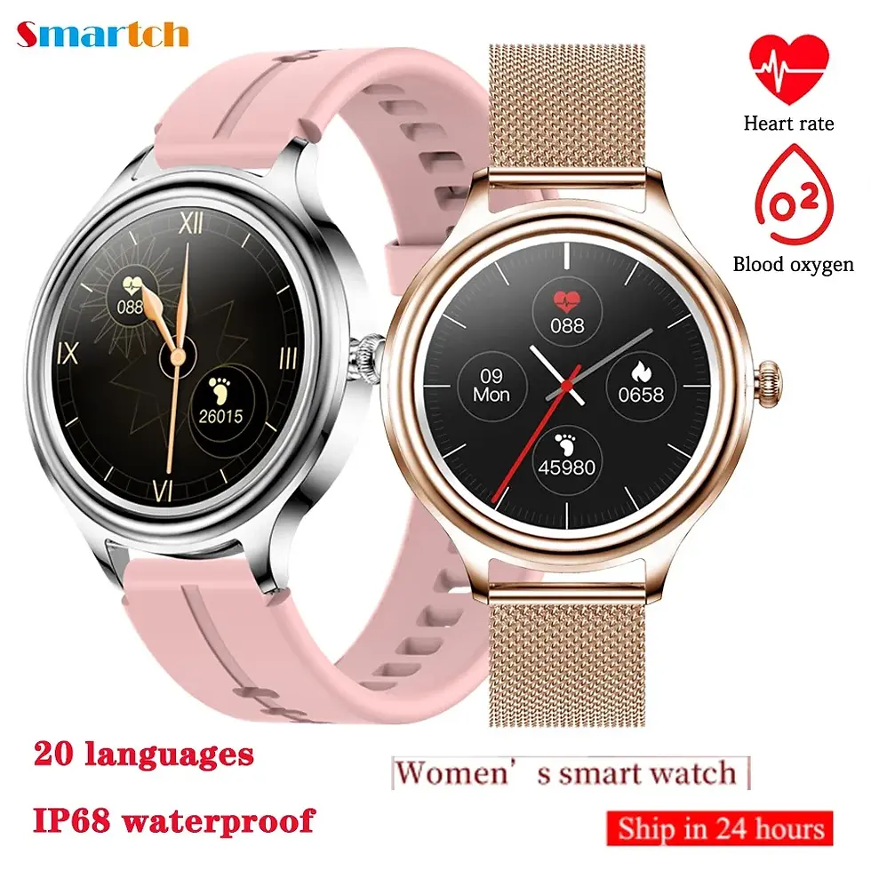 Women Health Heart Rate Blood Pressure Sport Fitness Smart Watch