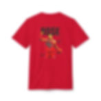 Red Derrick Rose t-shirt: back view