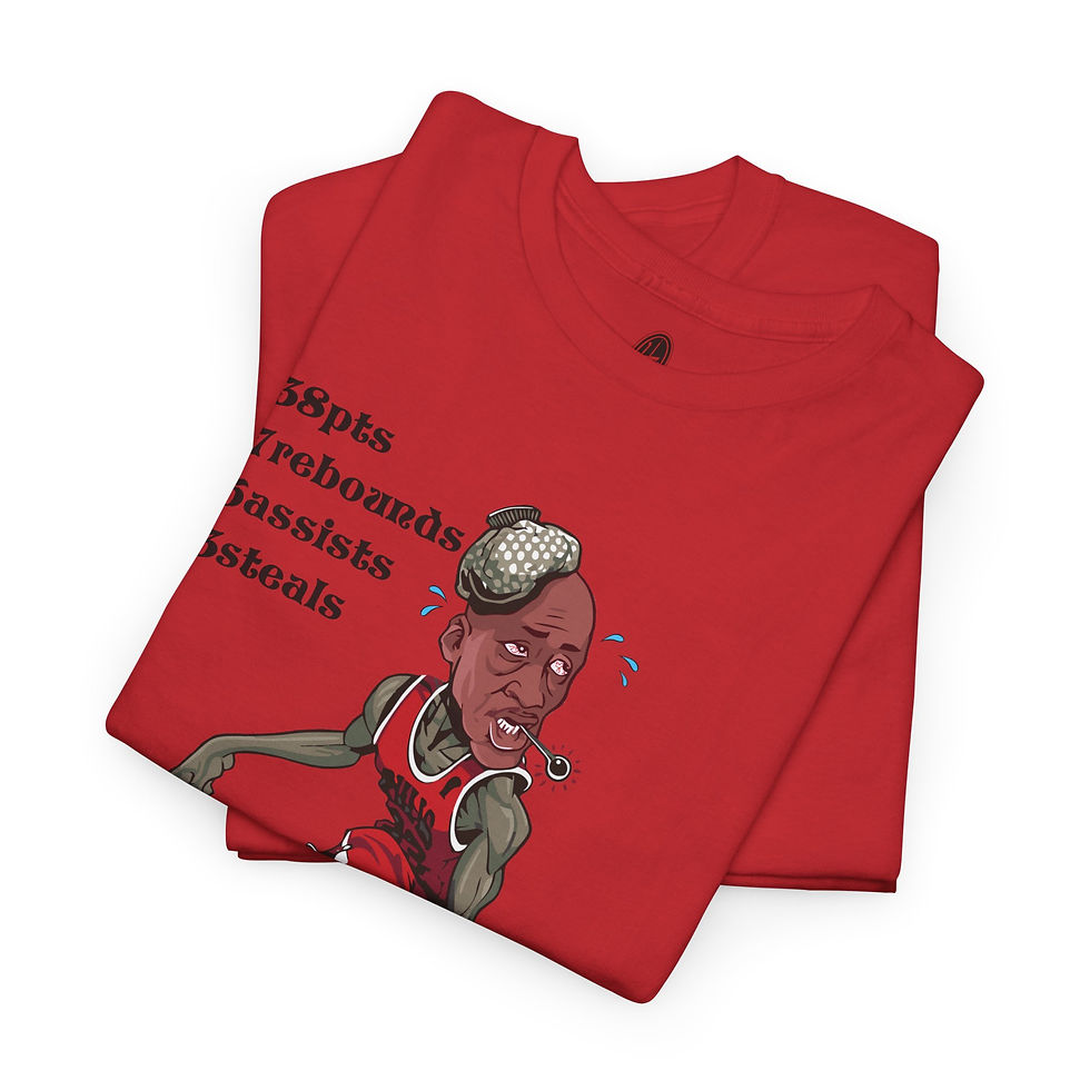 Thumbnail: MJ The Flu Game - Retro Basketball Tribute Shirt