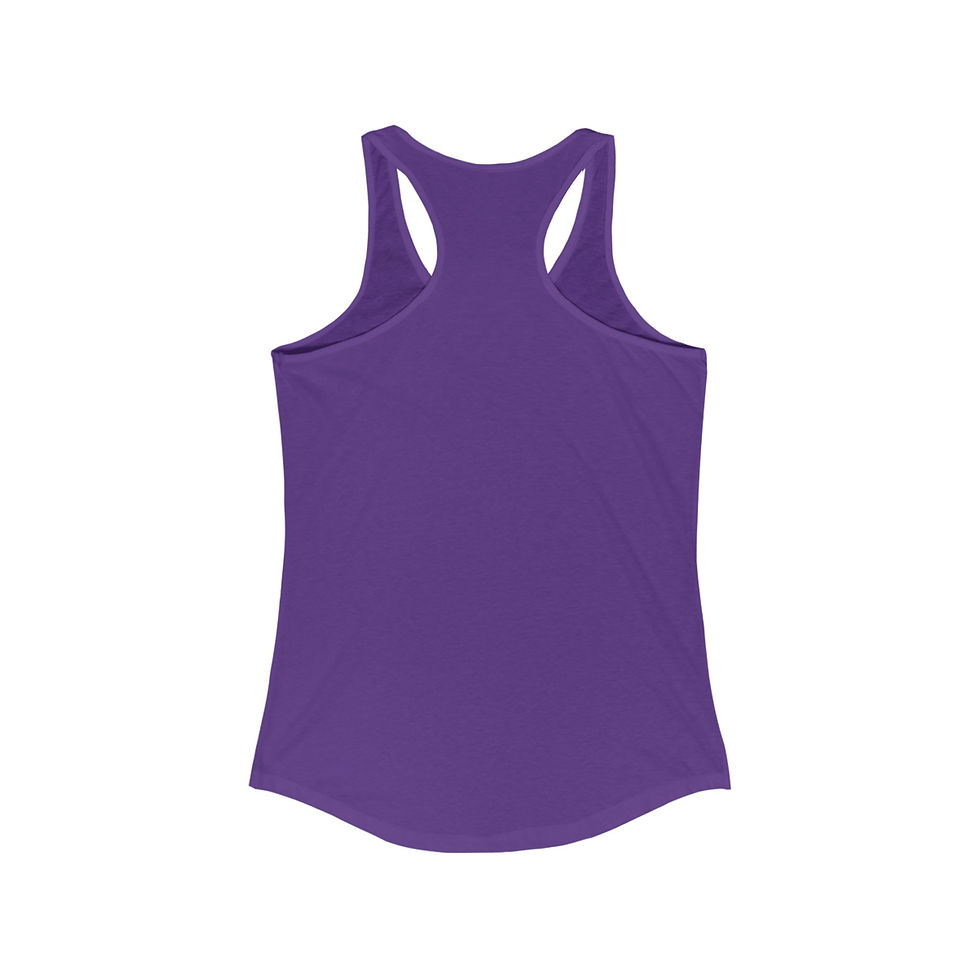 Thumbnail: Purple women's racerback tank top