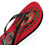 Thumbnail: Red flip-flops with Conscious Apparel logo