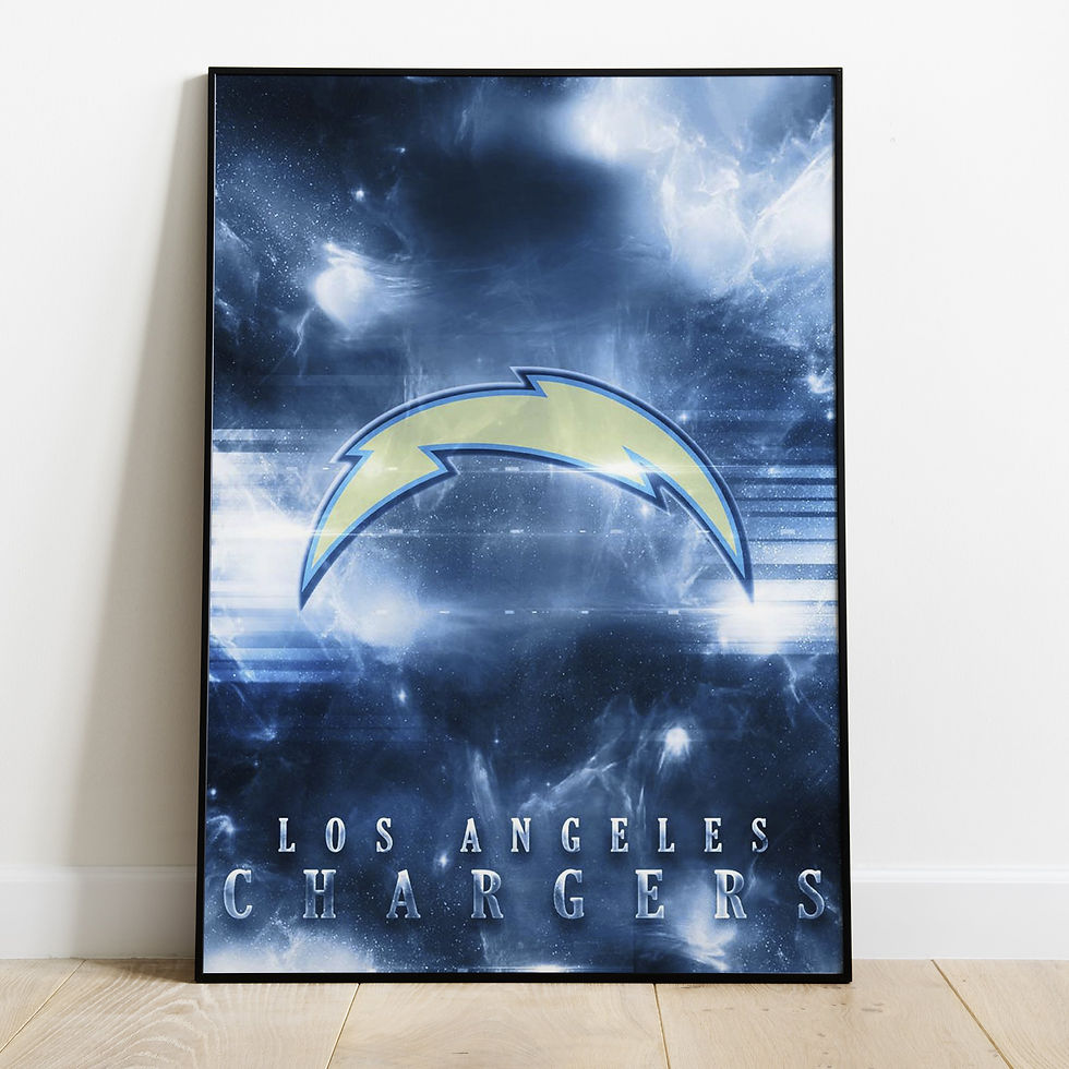 Los Angeles Chargers Framed Print