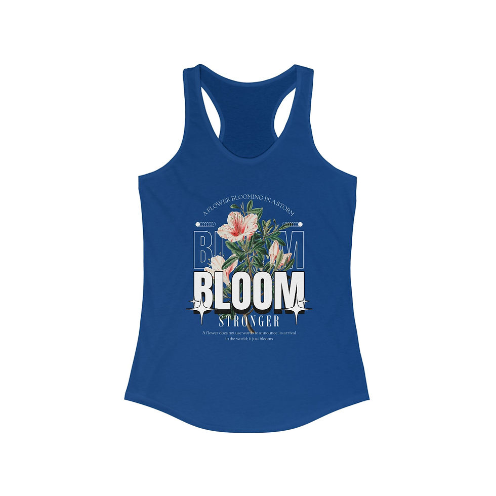 Thumbnail: Women's Bloom Stronger Racerback Tank Top