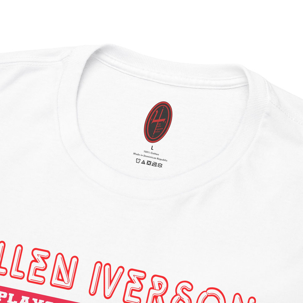 Thumbnail: Unisex Allen Iverson Basketball Tee - NBA Playoffs Vintage Design White