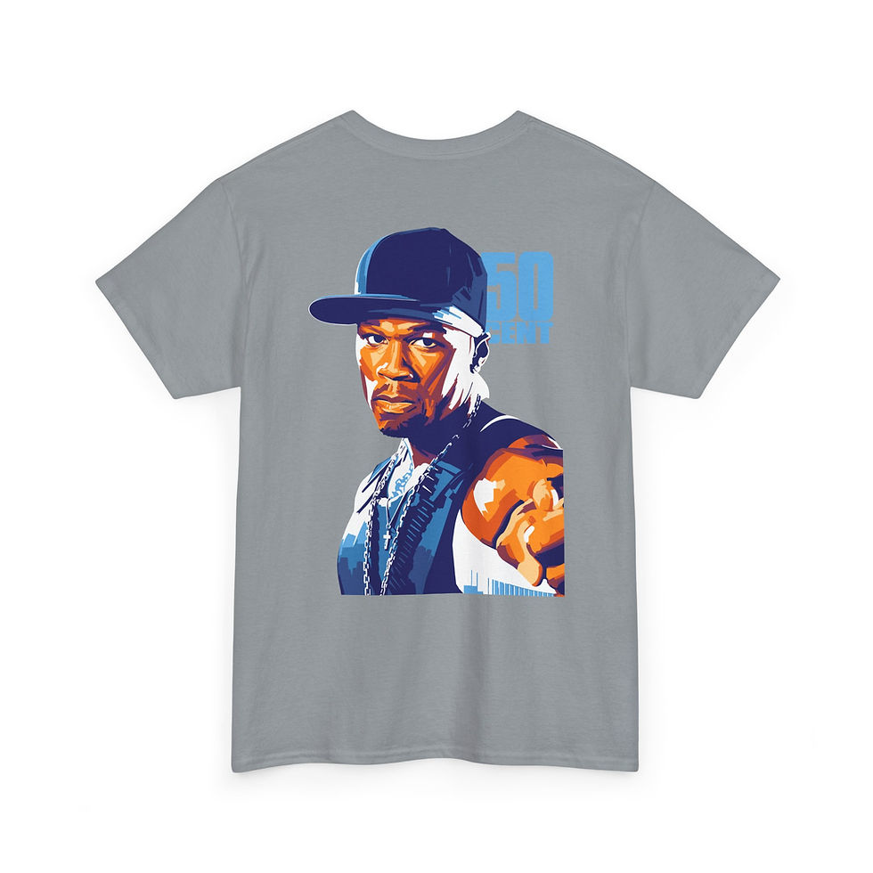 Thumbnail: Rap Legends Heavy Cotton Tee Inspired by Hip-Hop Culture