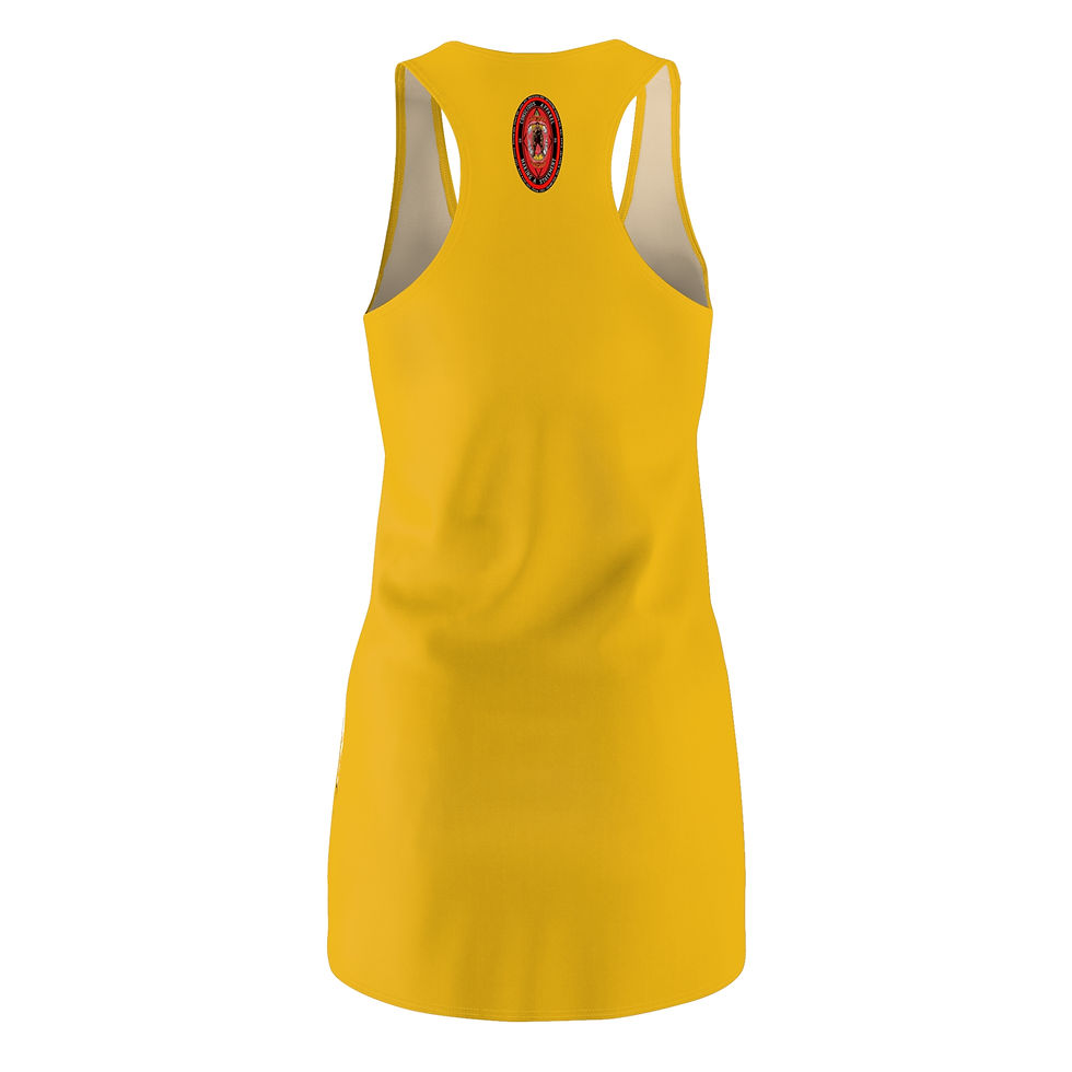 Thumbnail: Bloom Stronger Racerback Dress - Floral Empowerment for Women