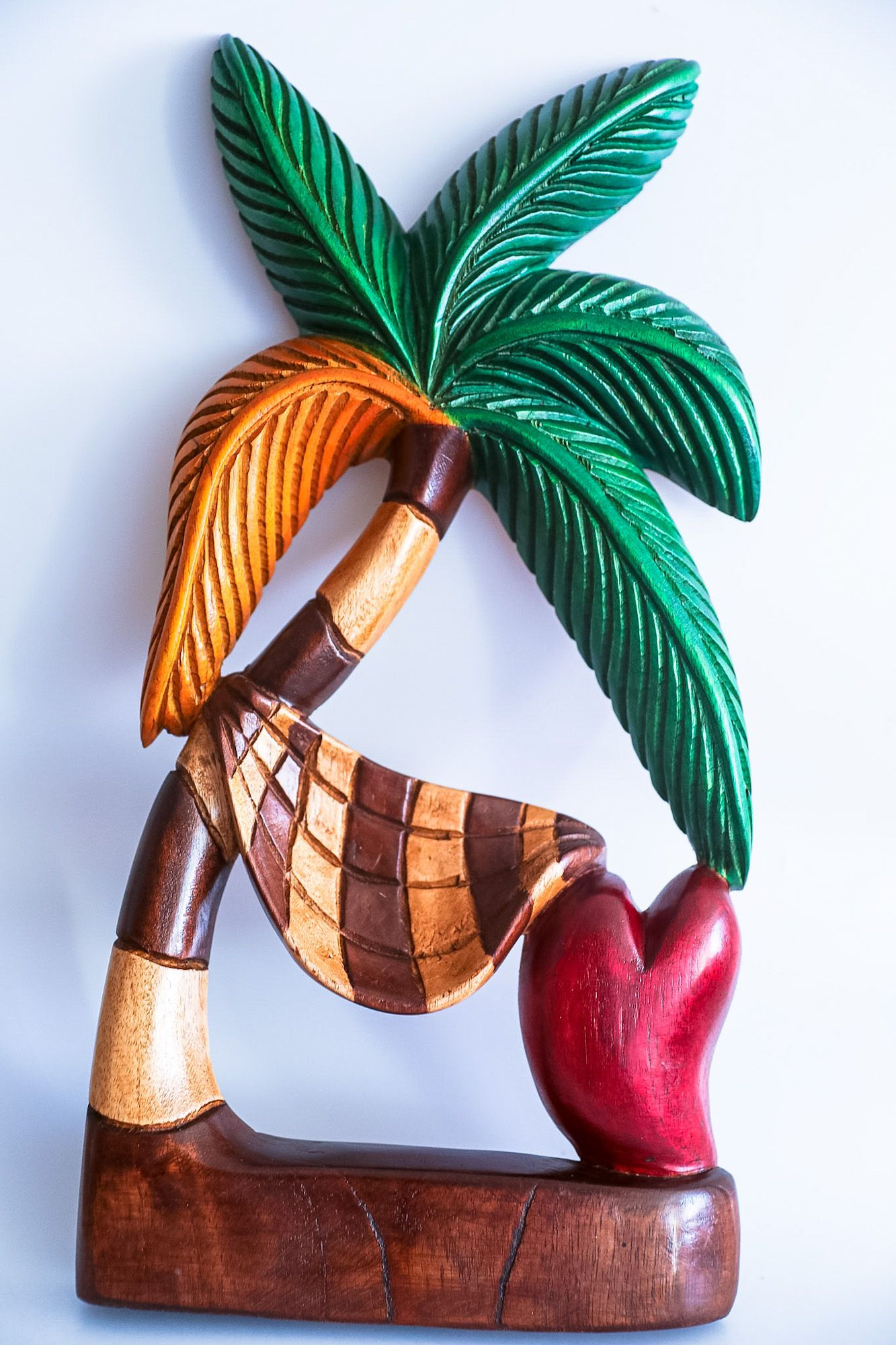 Tropical Love - Hand Made Wooden Wall Art