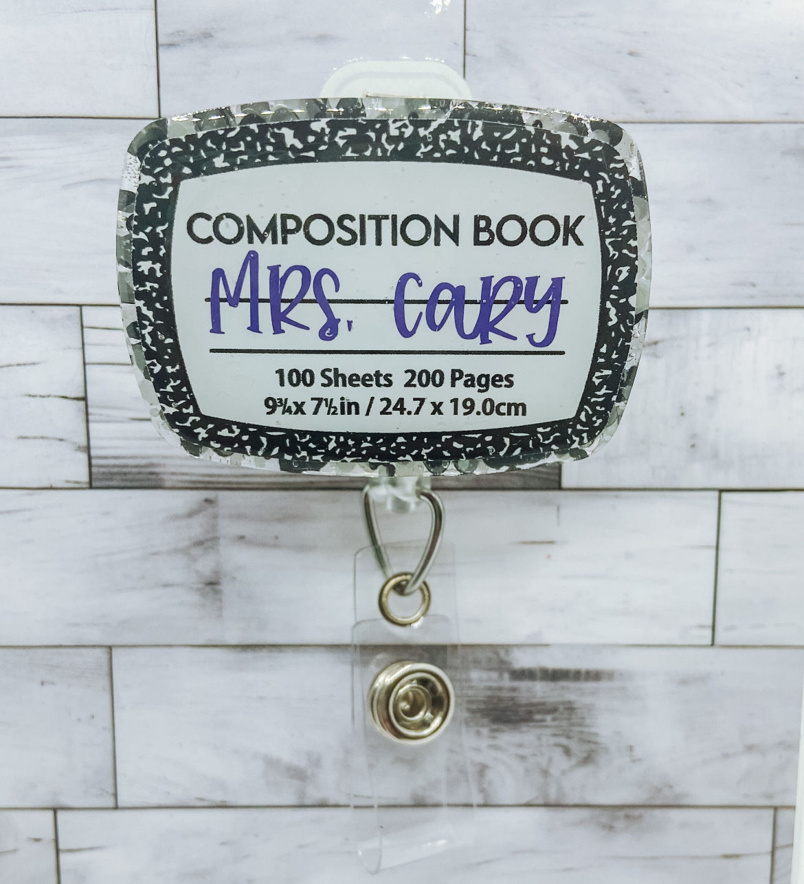 Personalized Name Badge Reel.