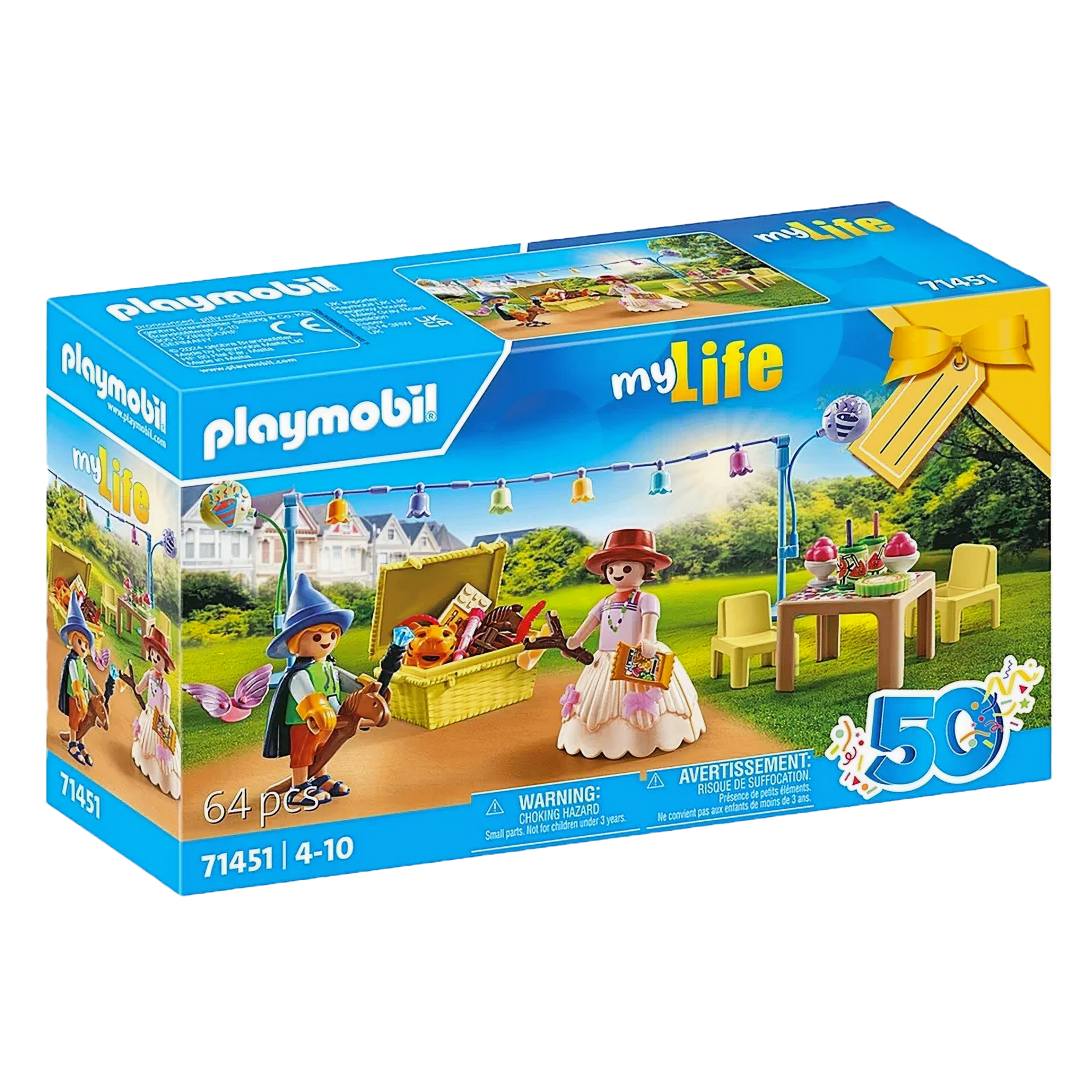 Fiesta de disfraces aniversario 50 años playmobil