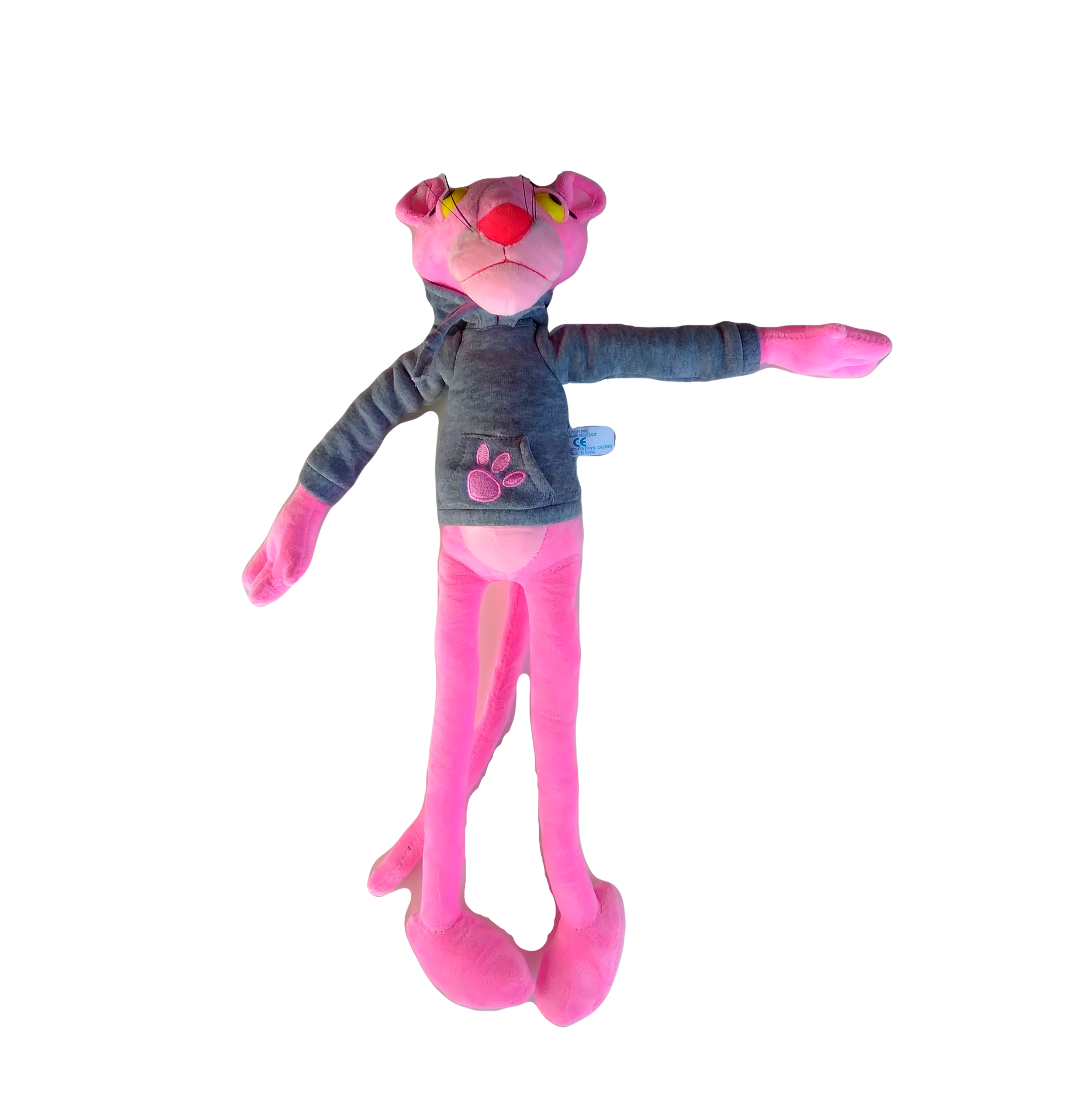 Pantera Rosa (Pink Panter) con sudadera.