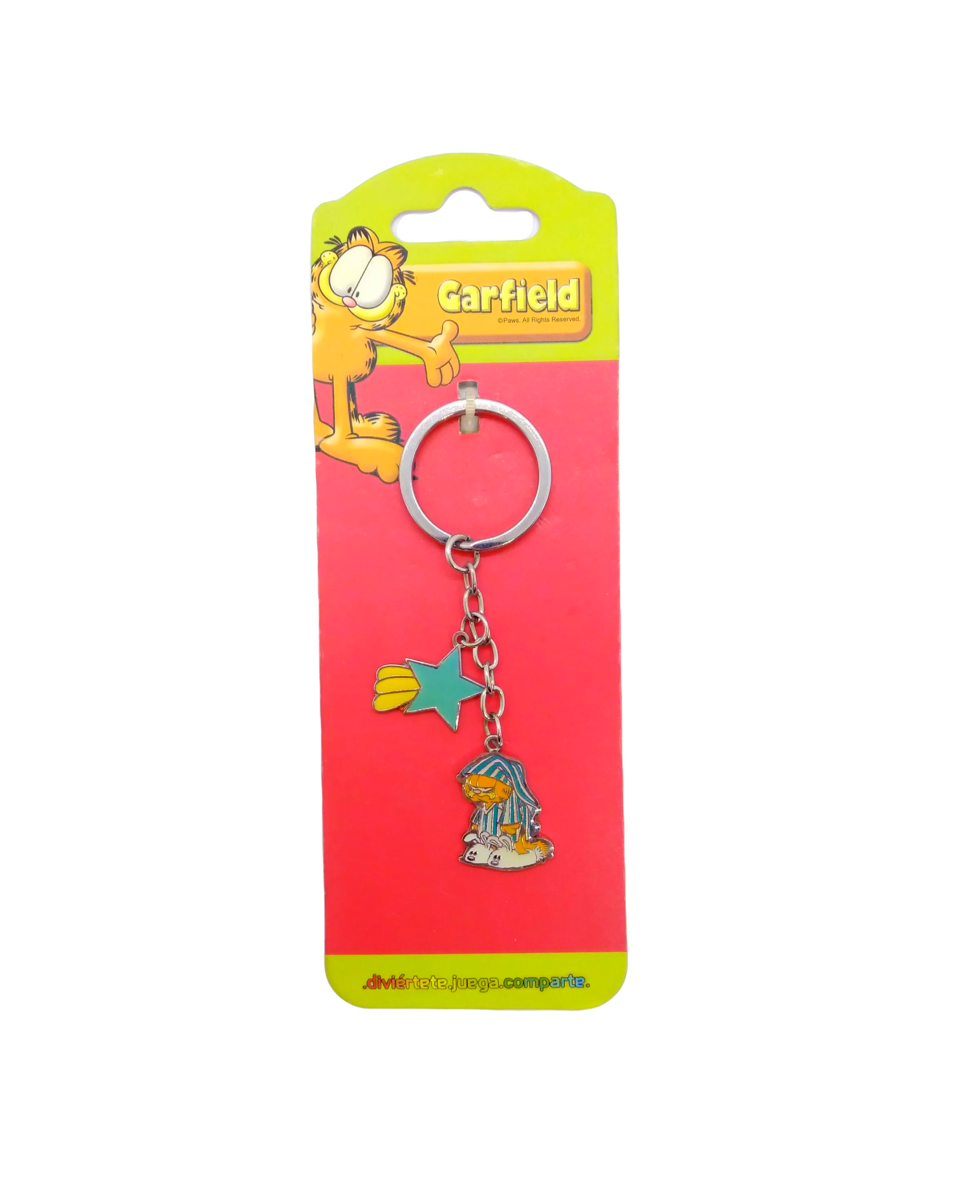 Llavero de metal "Garfield" surtido.