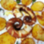 Pulpo al horno crujiente