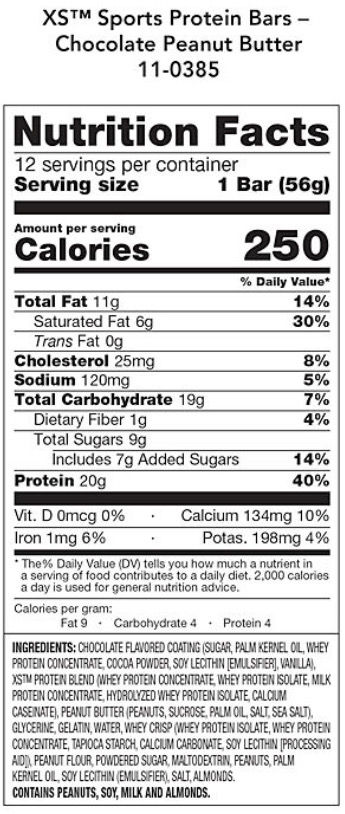 Thumbnail: XS Sports Protein Bar