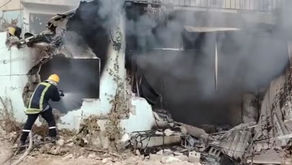 Probable Arson in the Evacuated Nur a-Shams Refugee Camp in the West Bank