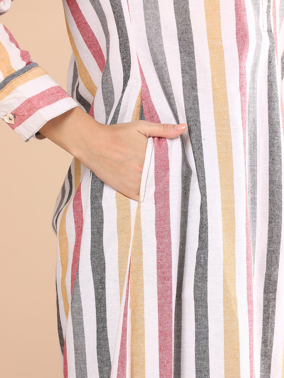 Thumbnail: A Line Flared Kurta With Palazzo 
