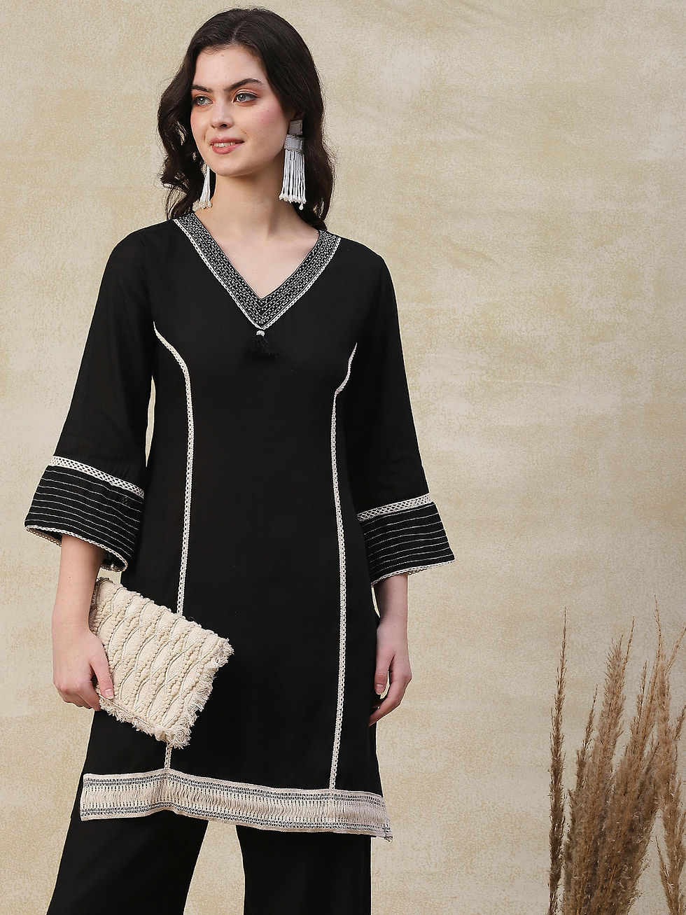 Thumbnail: Black Co-ord Set for Women's