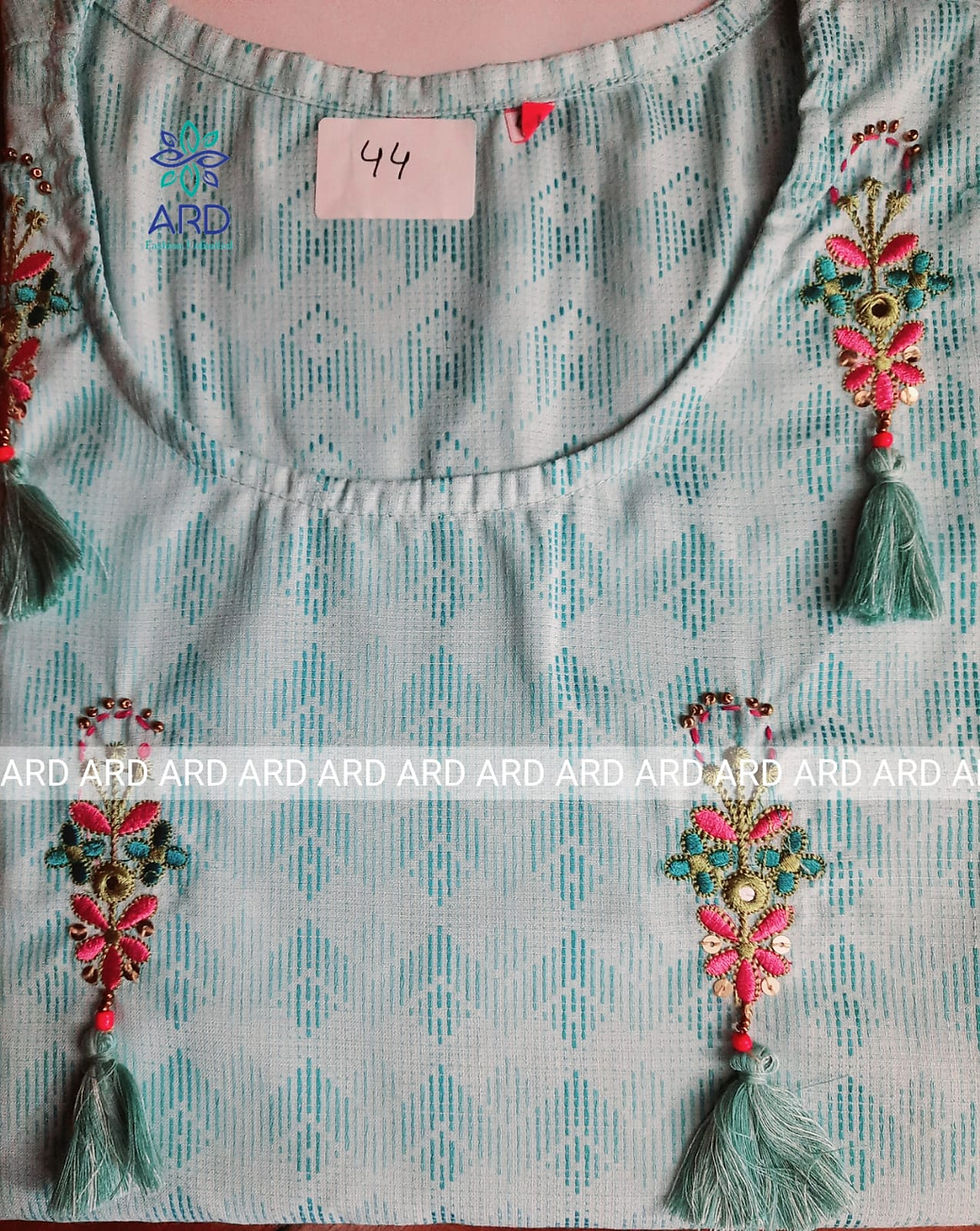 Thumbnail: Beautiful Floral kurta