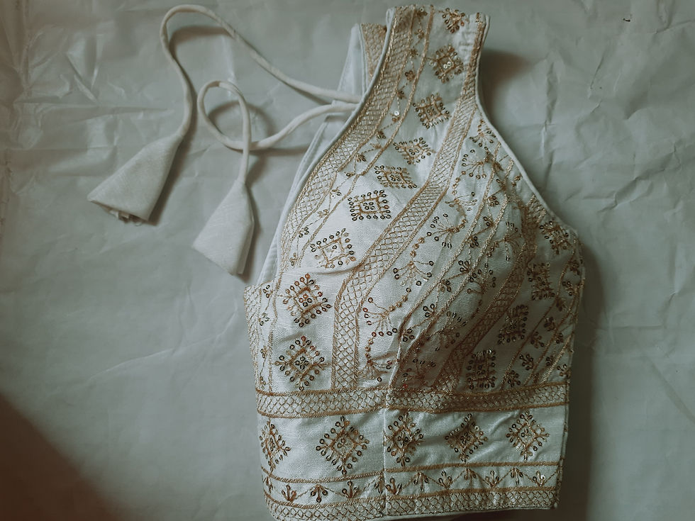 Thumbnail: Readymade Blouse white