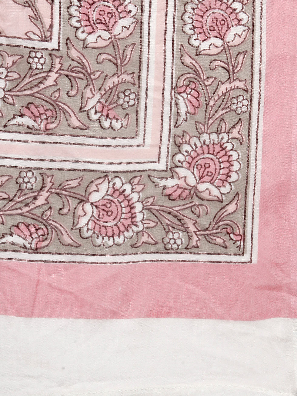 Thumbnail: Alia Cut Soft Cotton Suit Set with Floral Block Printed Dupatta |  Embroidered 