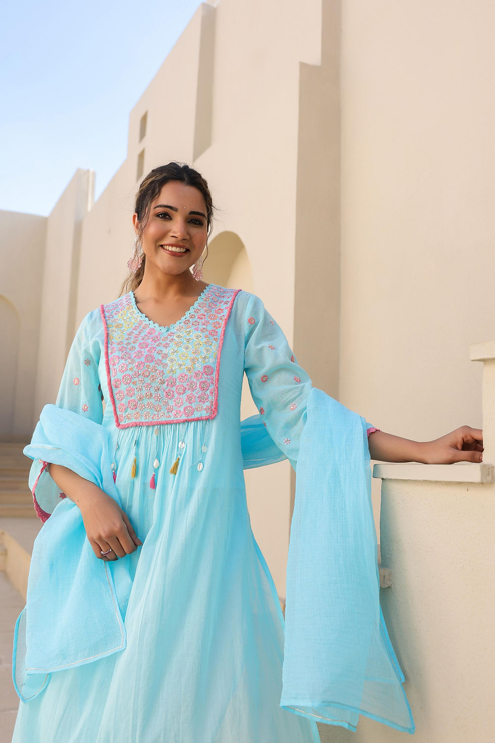 Thumbnail: soft-mul-cotton-suit-with-dupatta