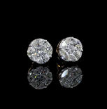 Luxury diamond earrings in Indianapolis