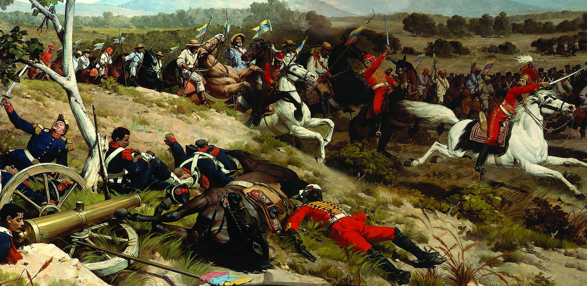 "La Batalla de Carabobo" de Martín Tovar y Tovar (1887)