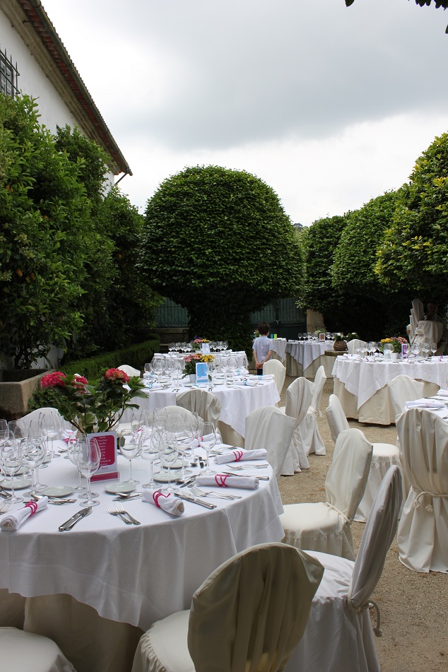 A Baptism party outside