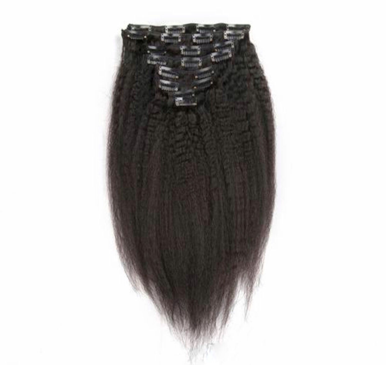 Kinky Straight Clip Ins 100 grams