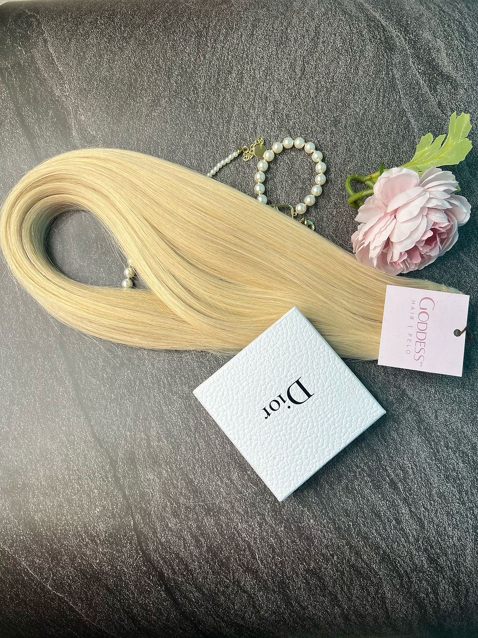Miniatura: Extensiones adhesivas: Goddess Hair Tape Premium Blonde 100 g