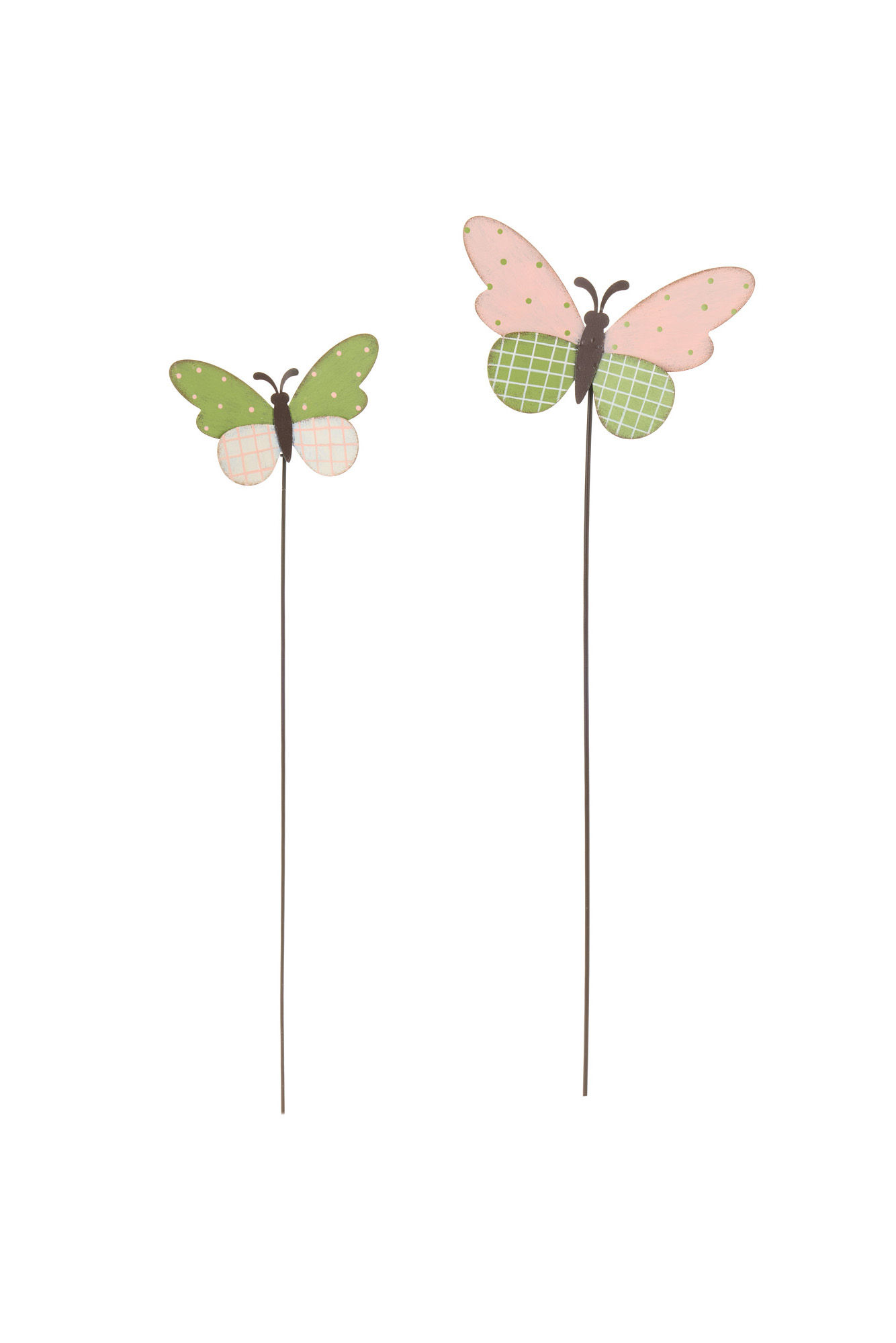 Farfalla decorativa (set di 2 pezzi) per vaso o giardino