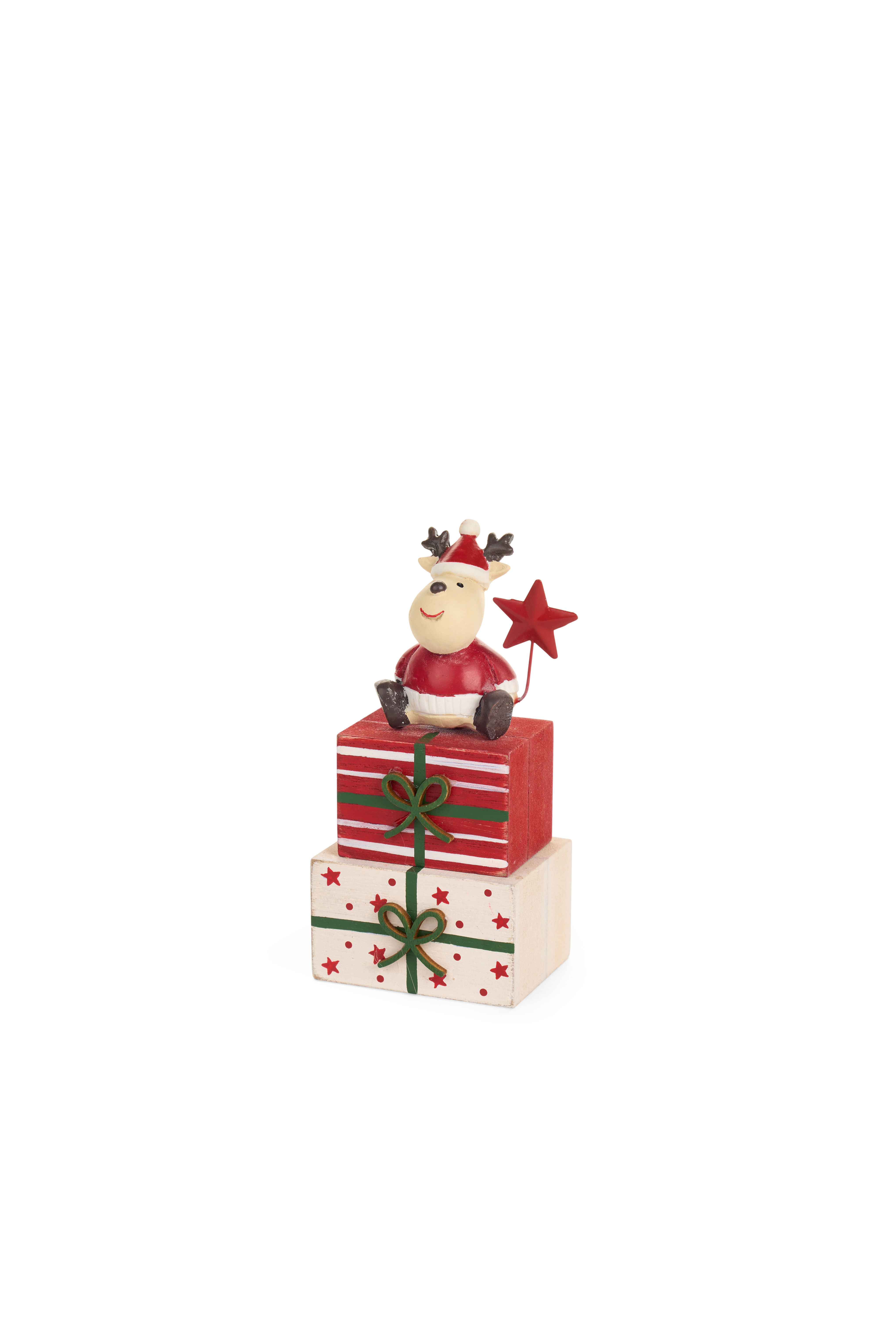 Renna su pacchi regalo
