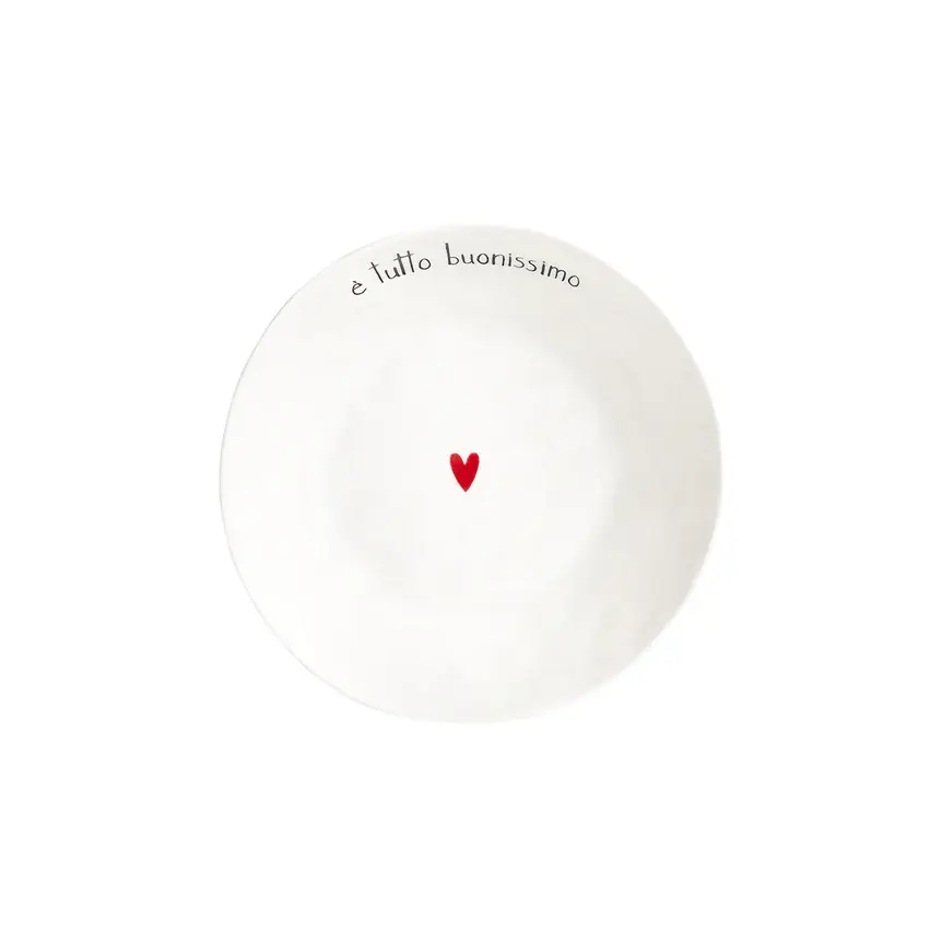 Miniatura: Set due Piatti Fondi decoro E' Tutto Buonissimo