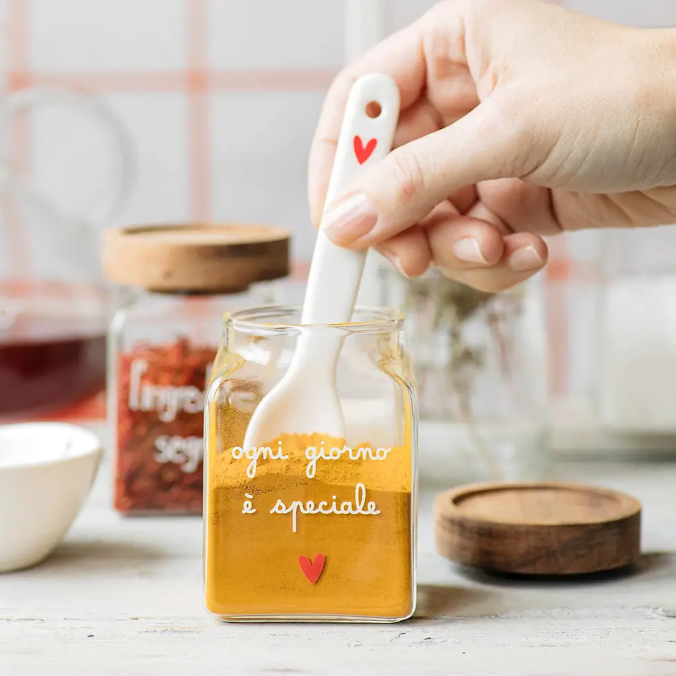 Miniatura: Barattolo in vetro borosilicato OGNI GIORNO E' SPECIALE