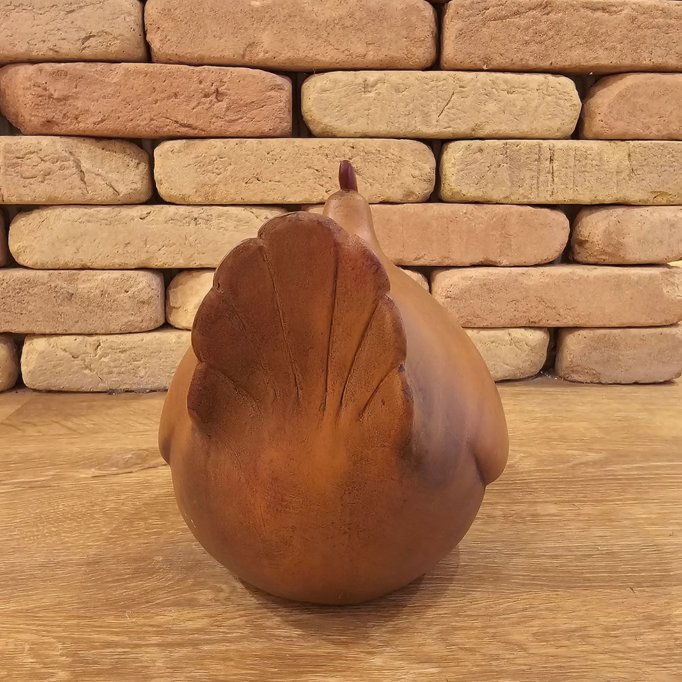 Miniatura: Gallina decorativa in ceramica Decorazione Pasqua