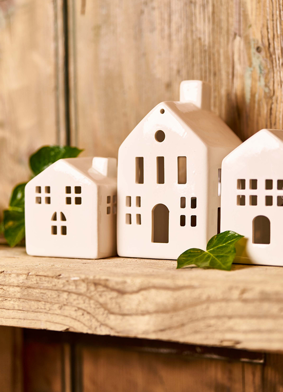 Miniatura: Casa casetta lanterna porta tealight candela