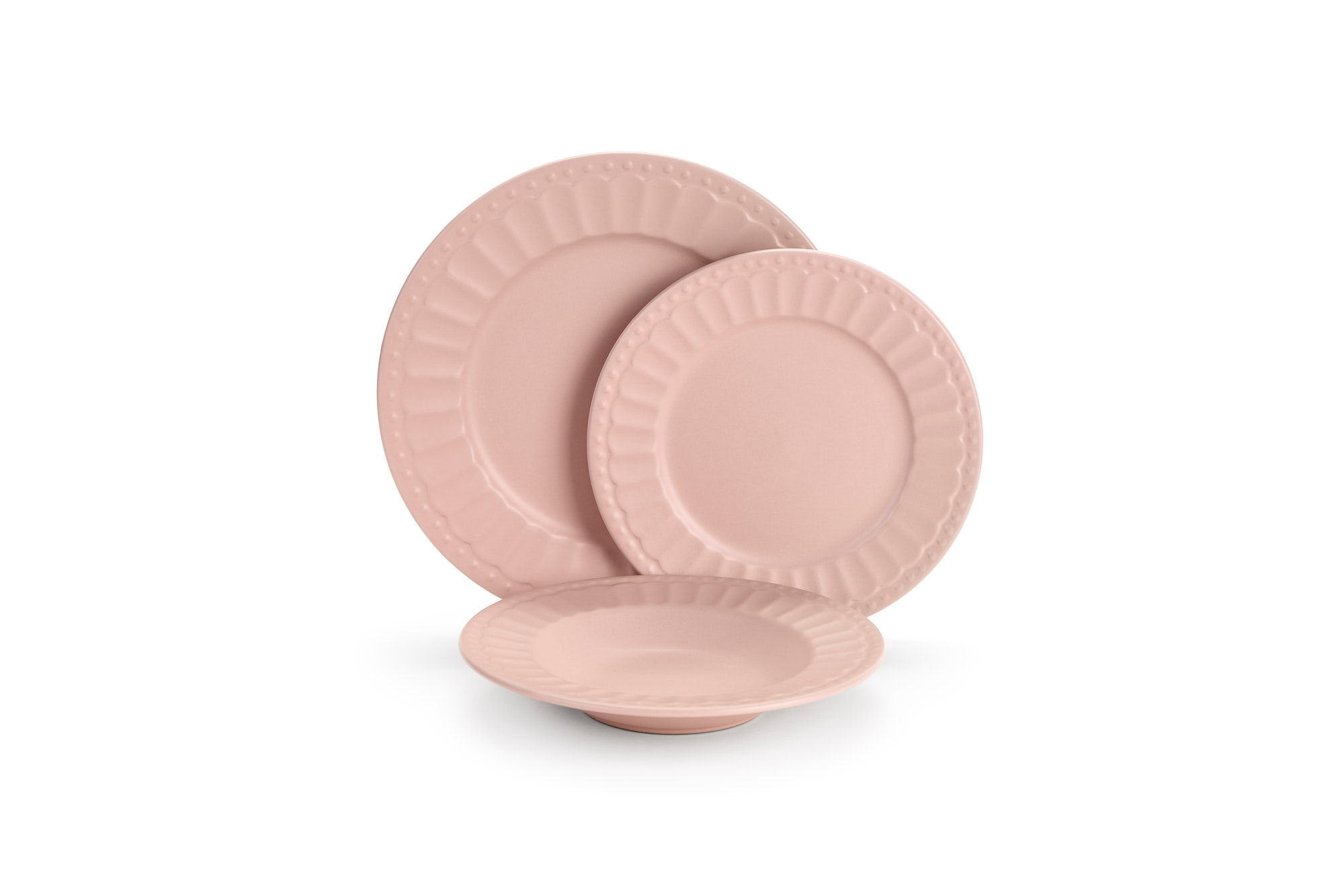 Set Piatti Rosa per 6 persone