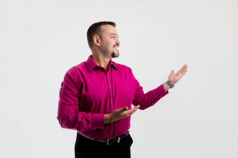 Bruno Vilar convidando para agendar