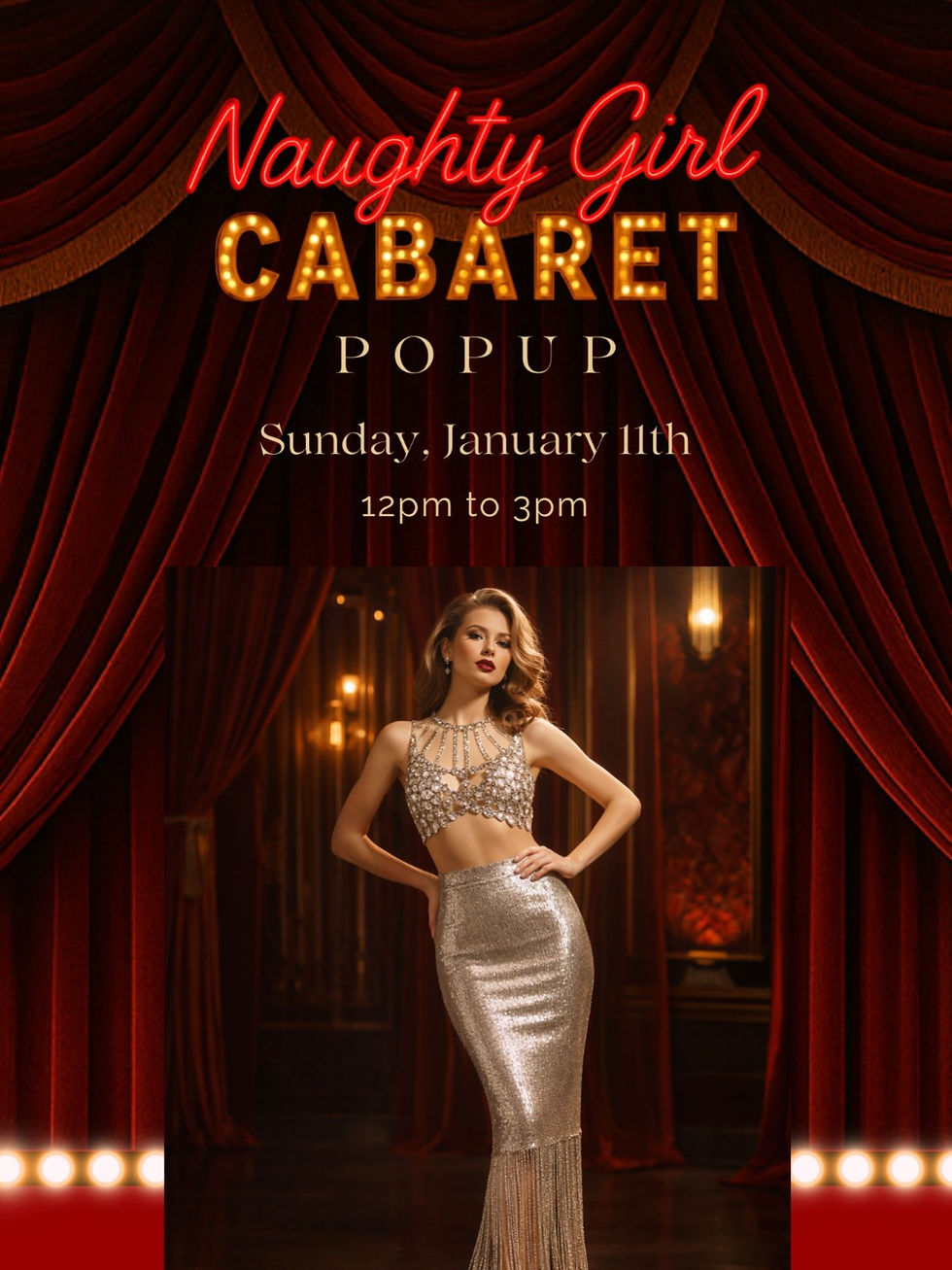 Naughty Girl Cabaret Pop-Up ~ Sienna Sinclaire Studios