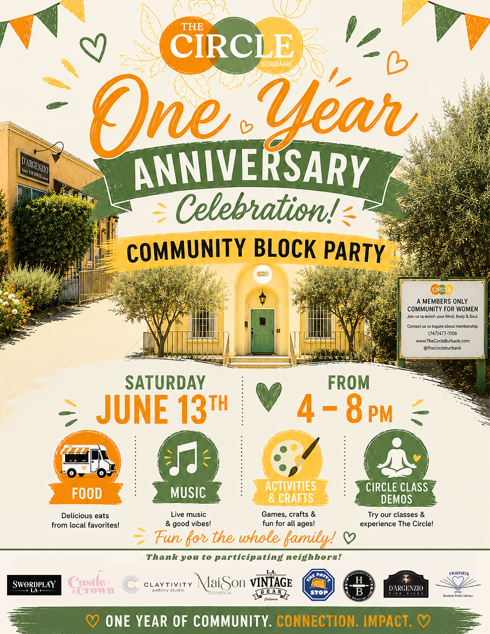 Community Block Party: One Year Anniversary Celebration