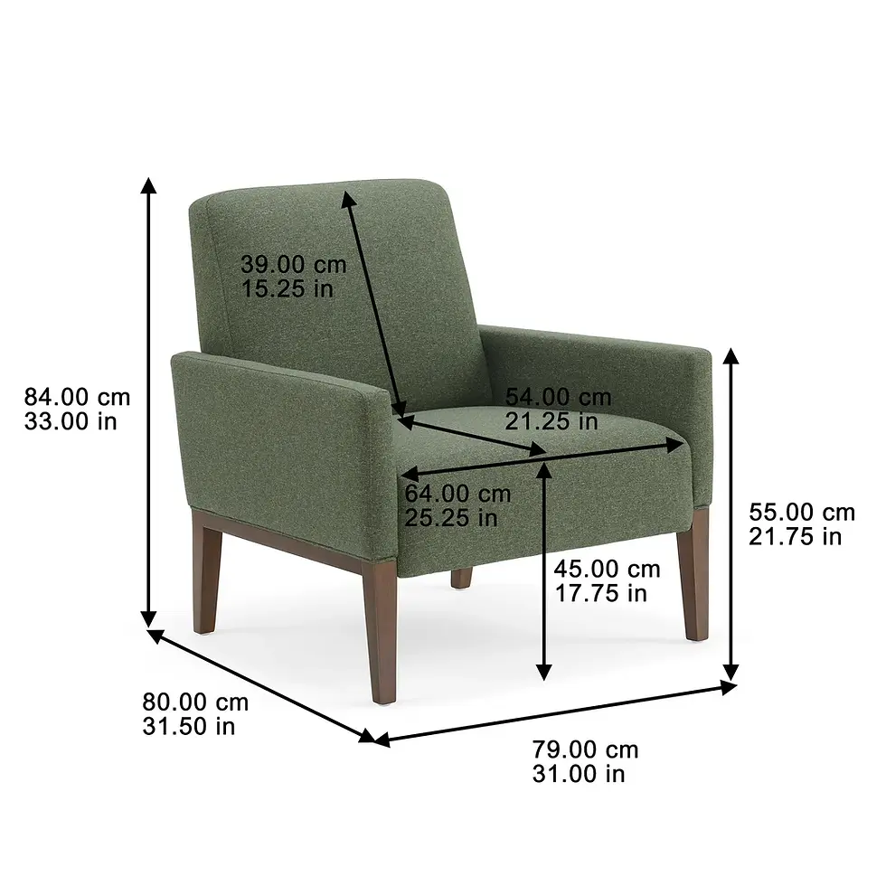 Thumbnail: Better Homes & Gardens Reading Accent Chair, Olive