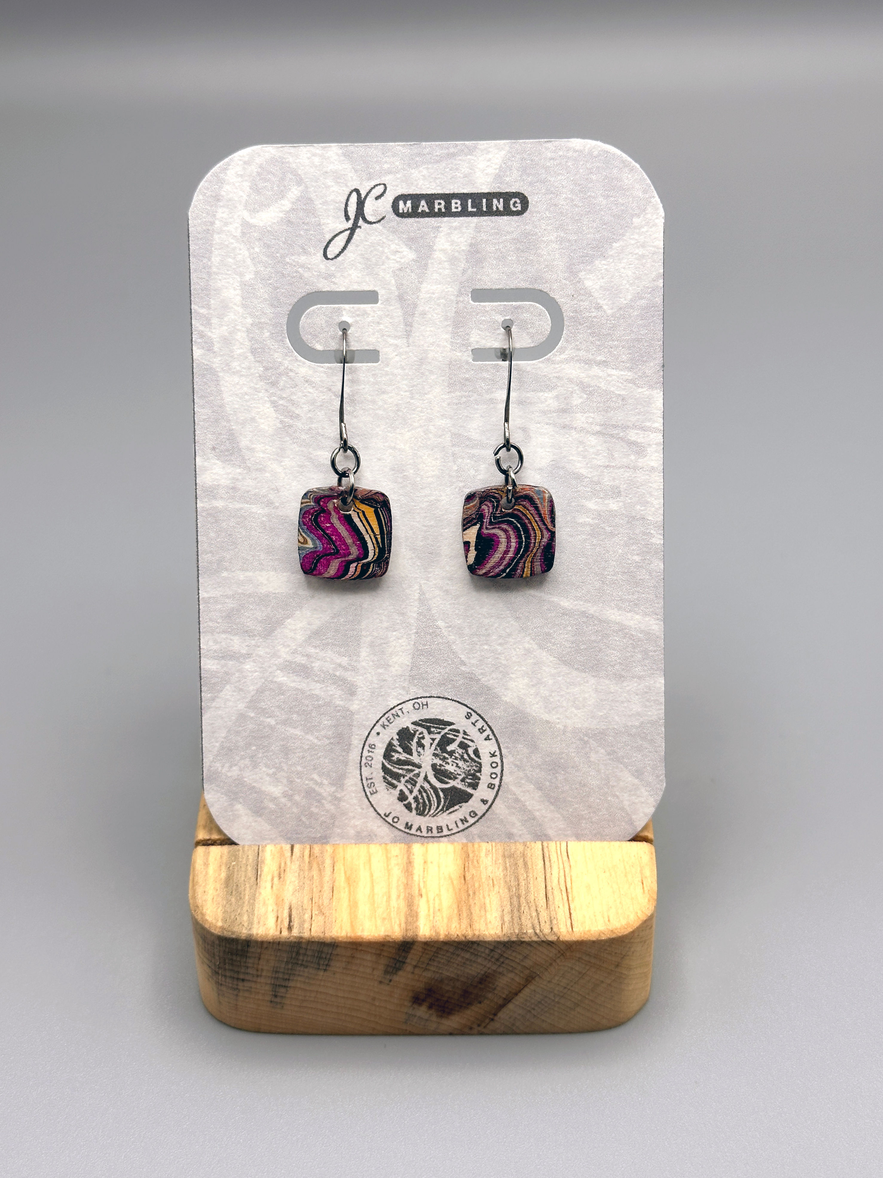 Small Wood Earring Set