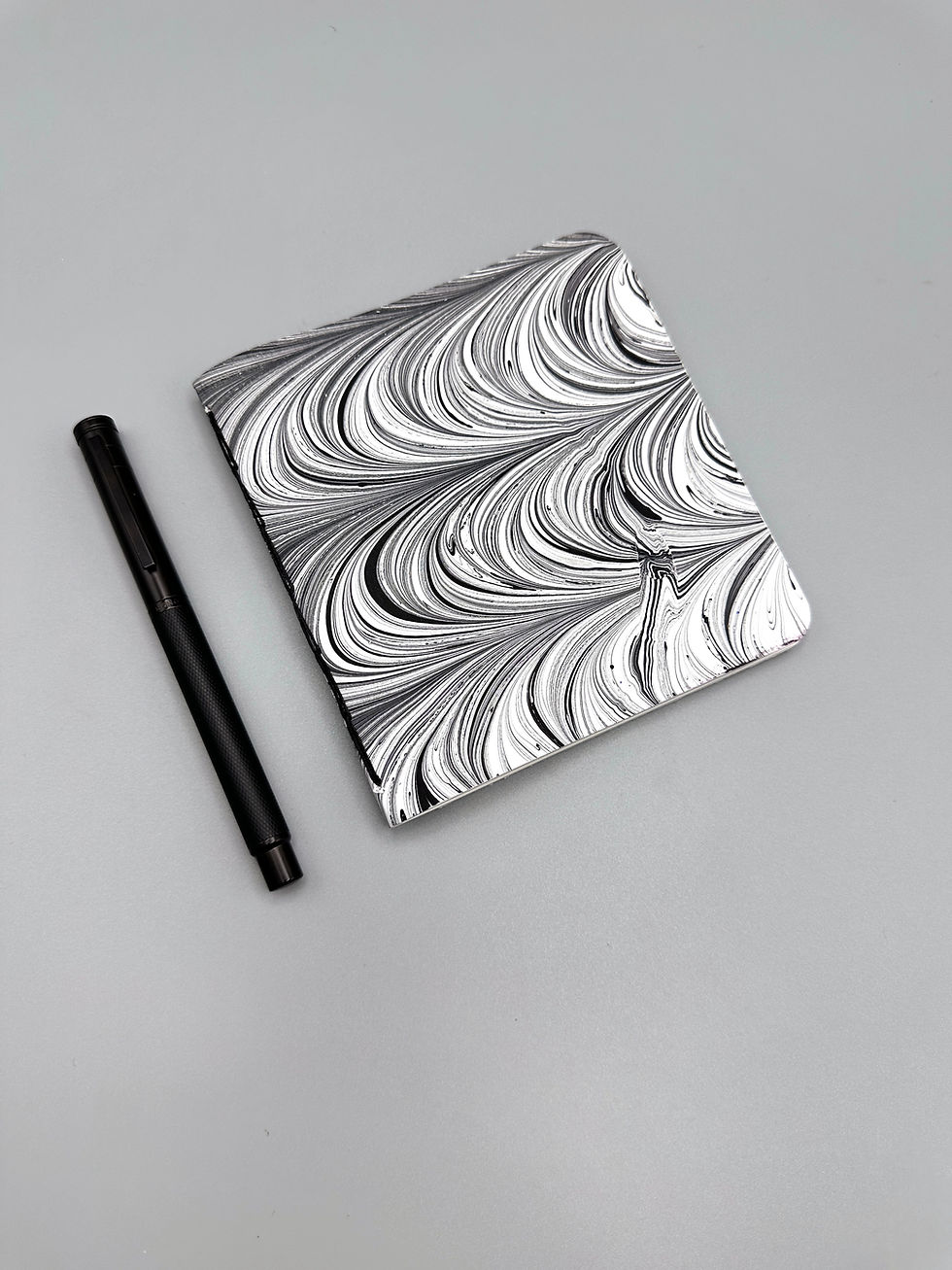 Thumbnail: Square Pocket Sketchbook with chain stitch