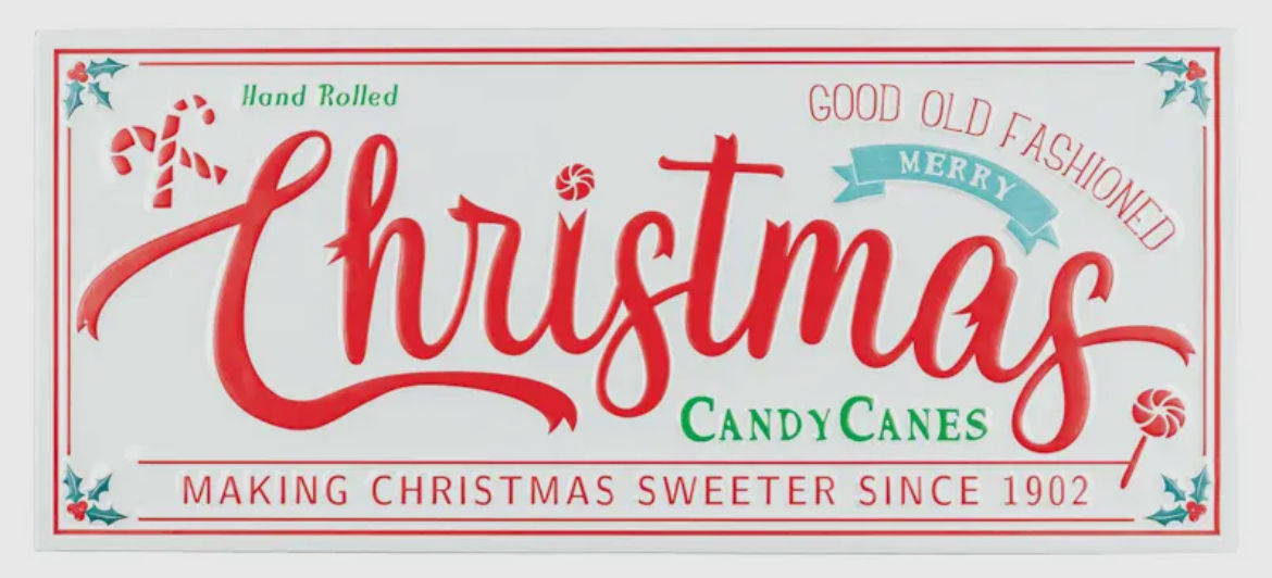 26" Candy Cane sign