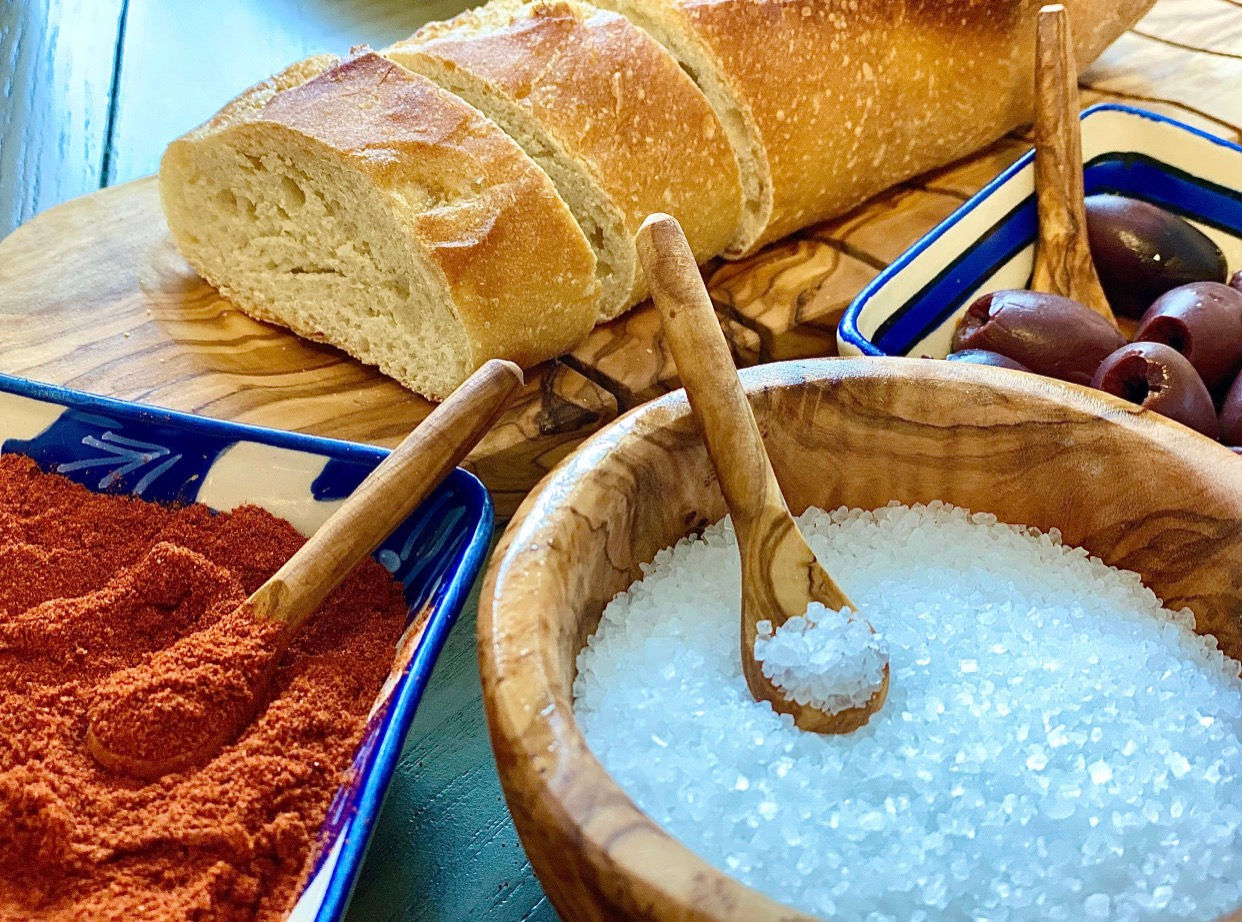 Mini scoops set of 4 - Olive Wood 