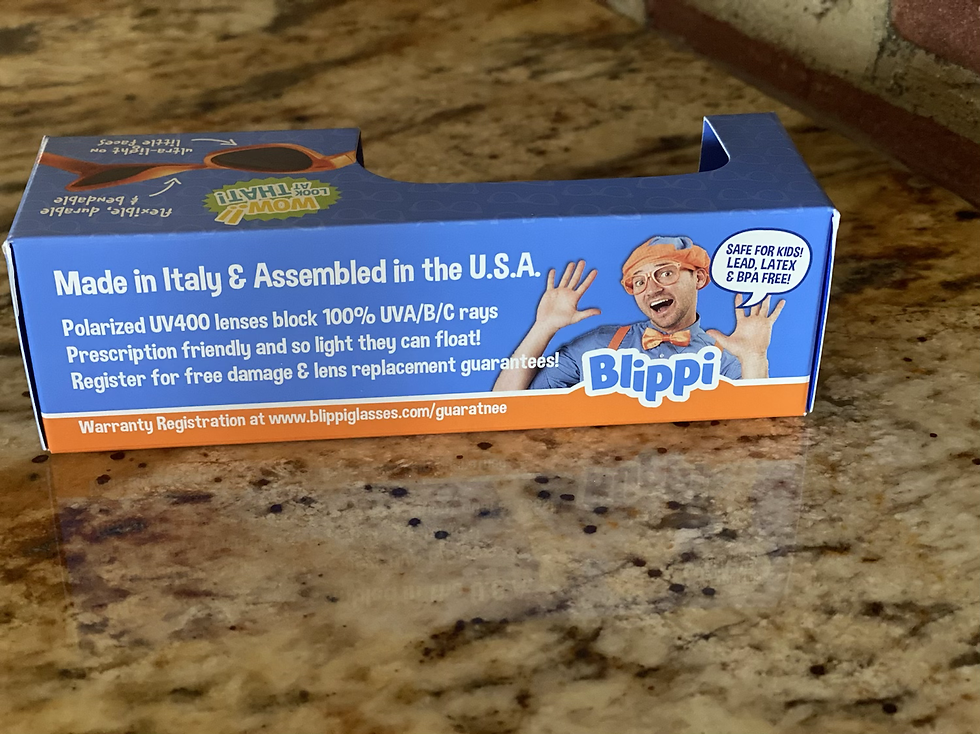 Thumbnail: Blippi Blue Polarized Sunglasses