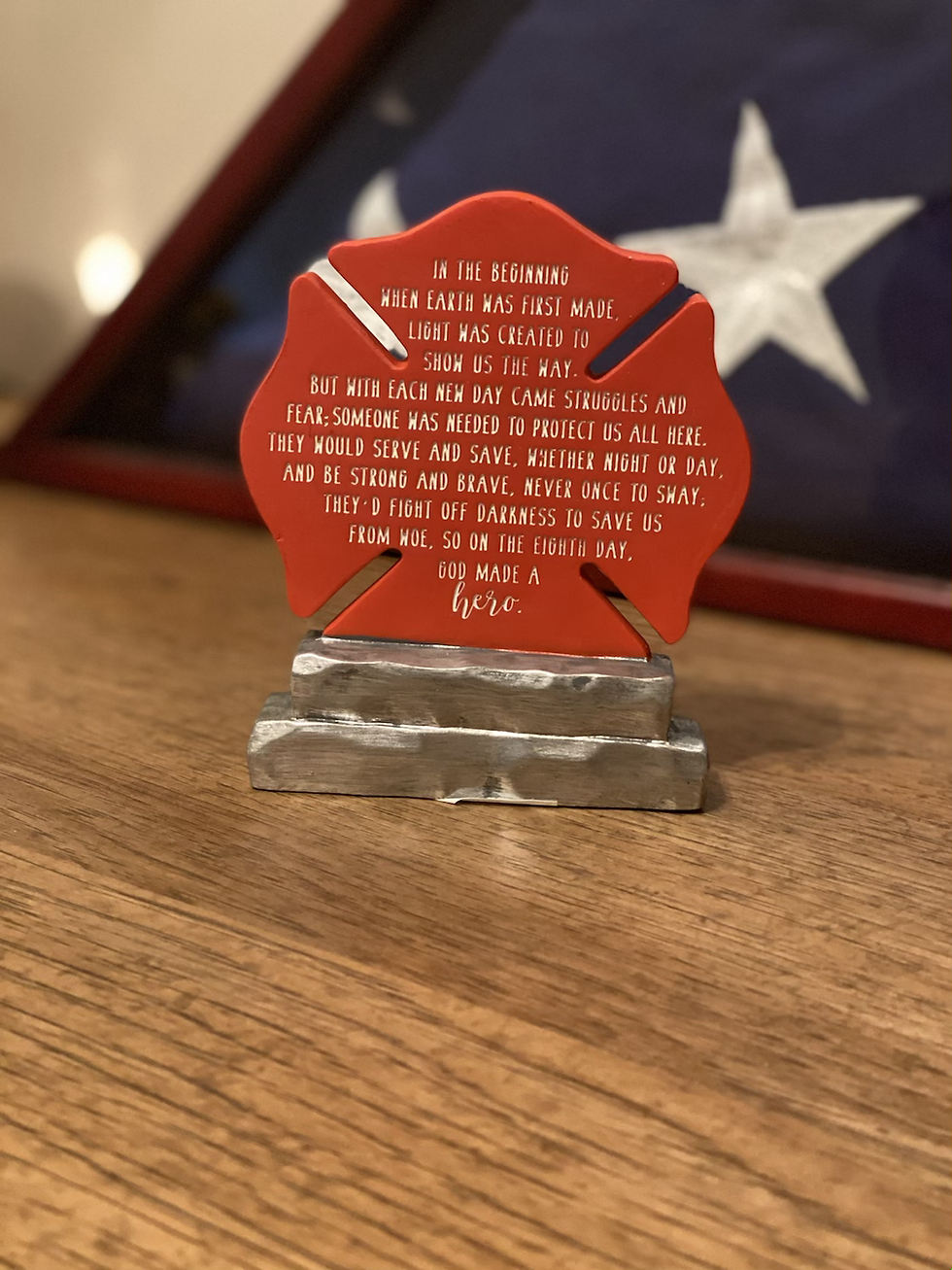 Thumbnail: Fire Fighter Plaque 